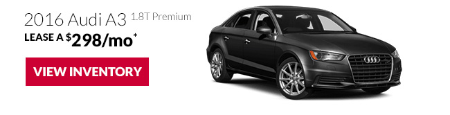 2016 Audi A3 1.8T Premium for only $298/mo