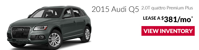 Lease a 2015 Audi Q5 2.0T quattro Premium Plus for only $381/mo