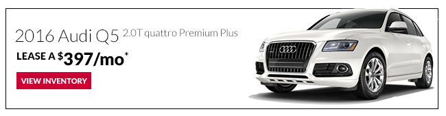 Lease a 2016 Audi Q5 2.0T Quattro Premium Plus for only $397/mo*