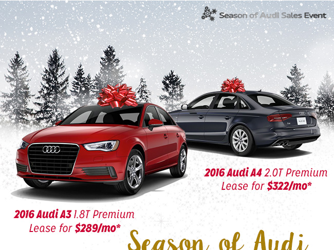 Season of Audi Sales Event: Weekly Specials