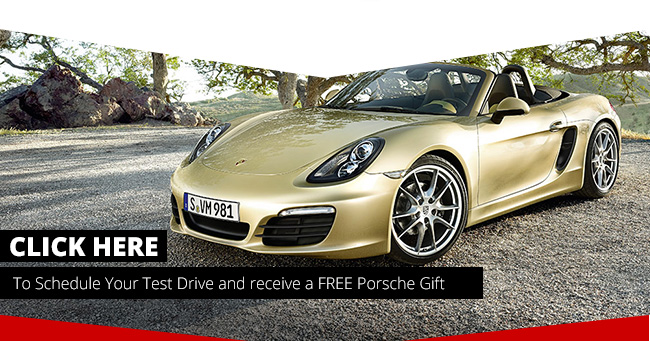 Receive a complimentary Porsche gift with a test drive.