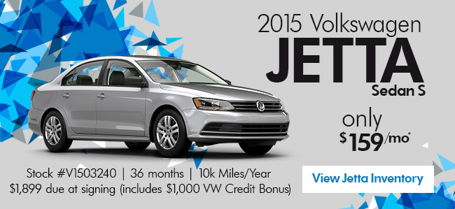 2015 Volkswagen Jetta Sedan S only $159/mo*