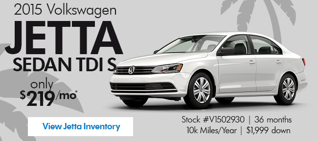 2015 Volkswagen Jetta Sedan TDI S for only $219/MO*