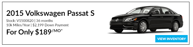 2015 Volkswagen Passat S For Only $189/MO*