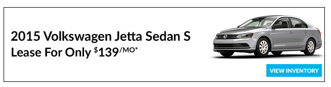 2015 Volkswagen Jetta Sedan S Lease for only $139/mo*
