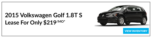 2015 Volkswagen Golf 1.8T S Lease for only $219/mo*