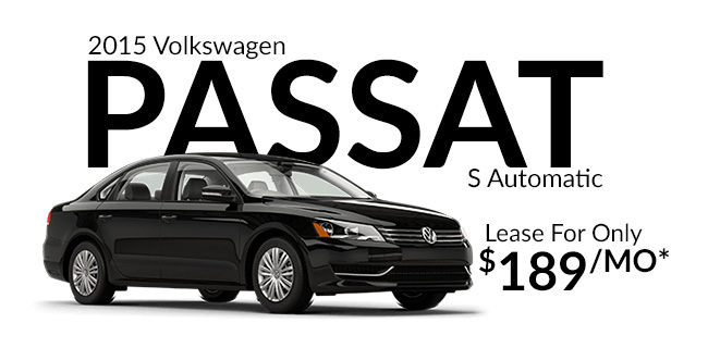 2015 Volkswagen Passat S Automatic Lease for $189/mo*