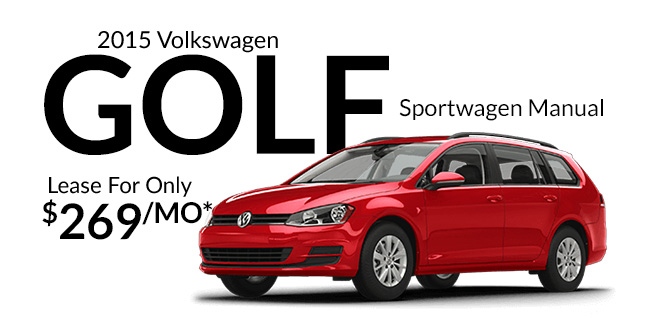Lease a 2015 Golf Sportwagen Manual for only $269/mo*