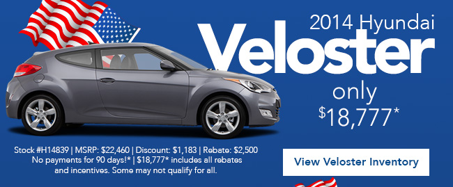 2015 Hyundai Veloster lease specials