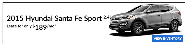 2015 Hyundai Santa Fe Sport 2.4L Lease for only $189/mo*