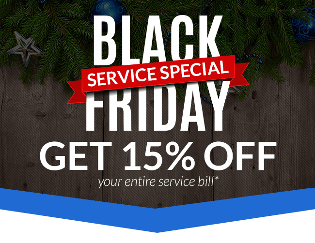 Black Friday Service Special