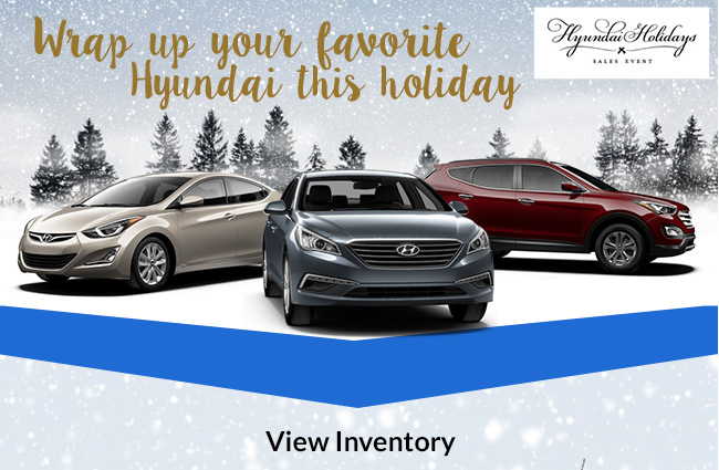 Wrap up your favorite Hyundai this holiday