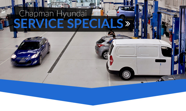 Chapman Hyundai Service Specials