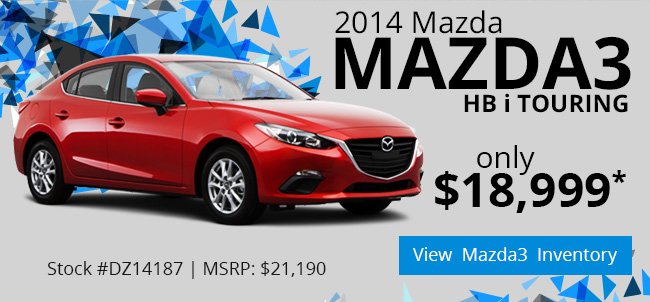 2014 Mazda Mazda3 only $18,999*