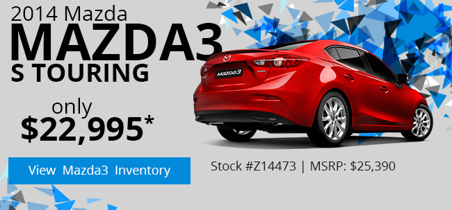 2014 Mazda Mazda3 S Touring only $22,995*