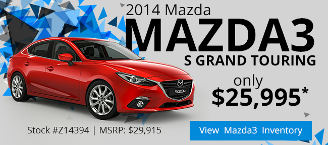 2014 Mazda Mazda3 S Grand Touring only $25,995*