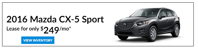 2016 Mazda CX-5 Sport Lease for only $249/mo*