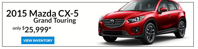 2015 Mazda CX-5 Grand Touring only $25,999*