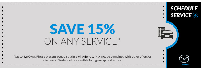 Service Coupons - Schedule Service