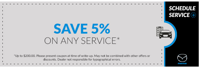 Service Coupons - Schedule Service