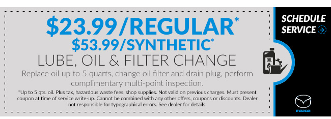 Service Coupon - Service Specials