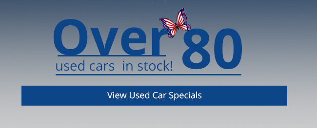 Over 80 Used Cars in Stock!