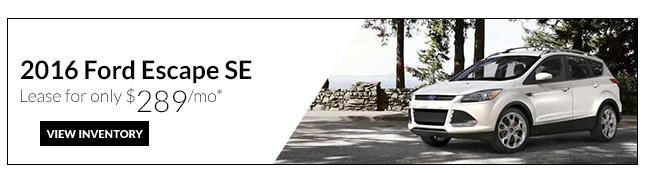 Lease a 2016 Ford Escape SE for only $289/mo*