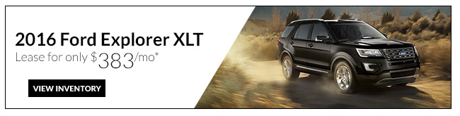 Lease a 2016 Ford Explorer XLT for only $383/mo*
