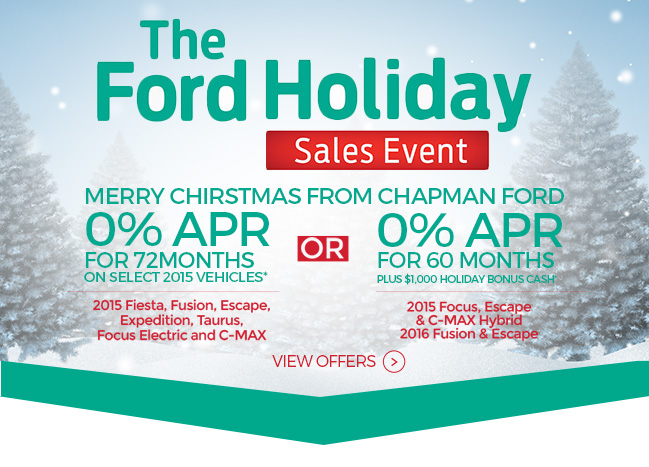 Ford Holiday Sales Event