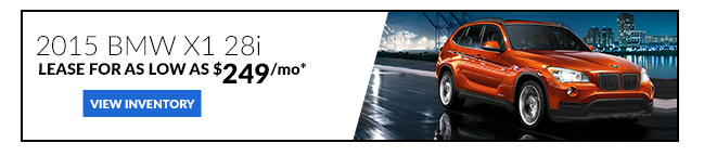 2015 BMW X1 28i Lease for as low as $249/mo*