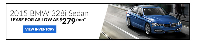 2015 BMW 328i Sedan Lease for as low as $279/mo*