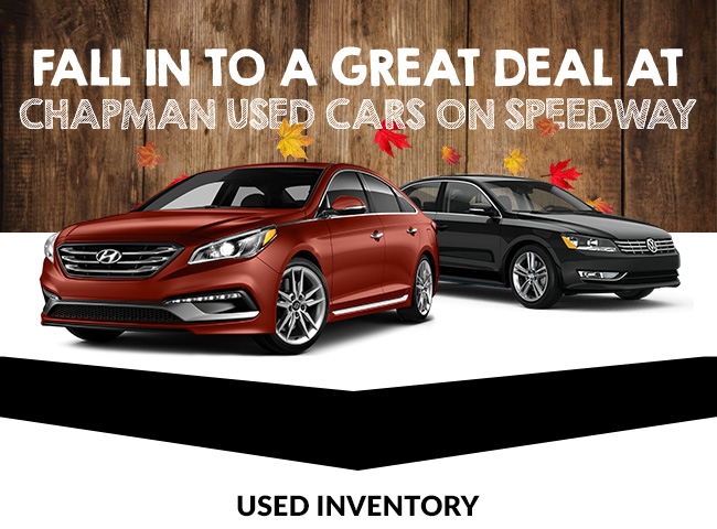 Find Your Next Vehicle at Chapman Speedway!
