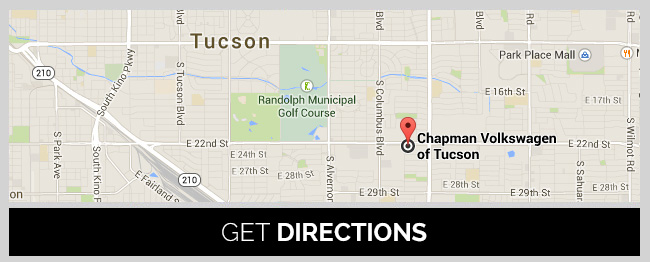 Get Directions to Chapman Volkswagen of Tucson