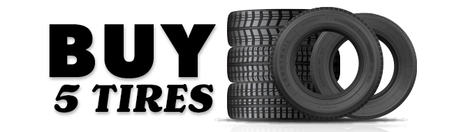 Buy 5 Tires