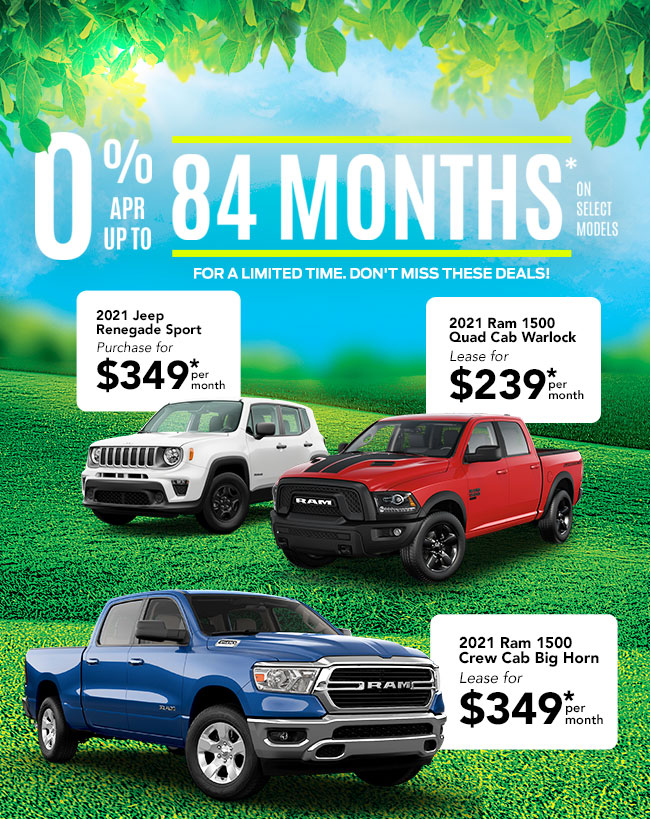 0% APR up to 84 Months