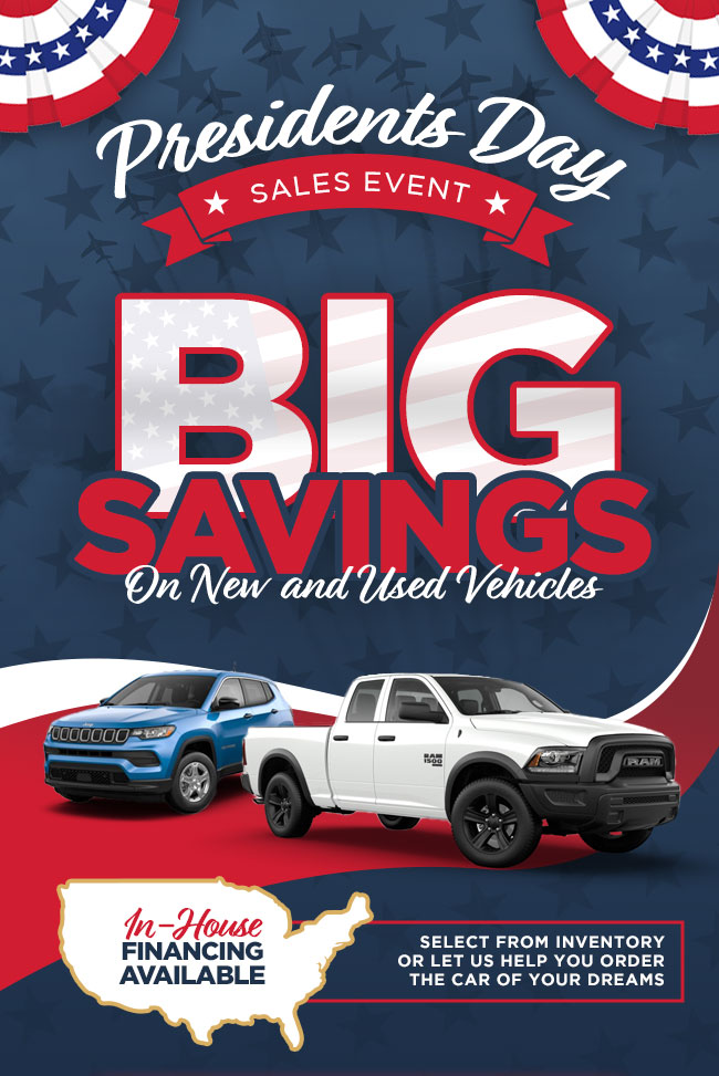 Presidents Day Sales Event
