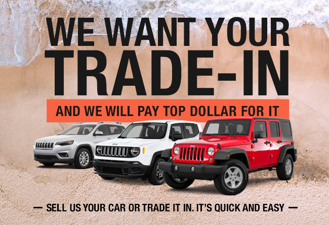 We want your Trade-In