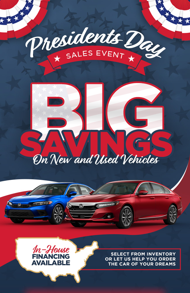Presidents Day Sales Event