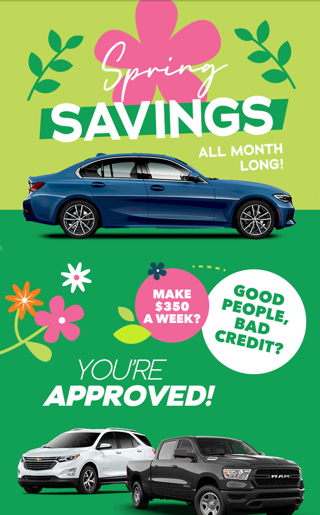 Spring Savings All Month Long! 