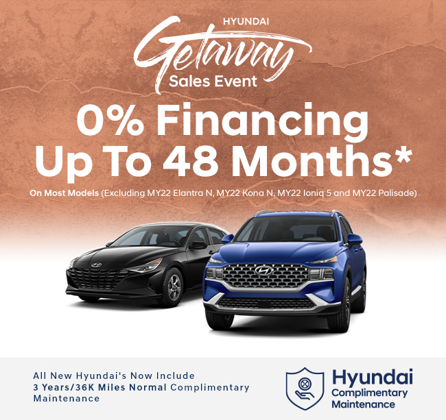 Hyundai Getaway Sales Event