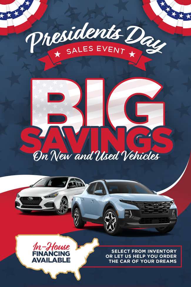 Presidents Day Sales Event