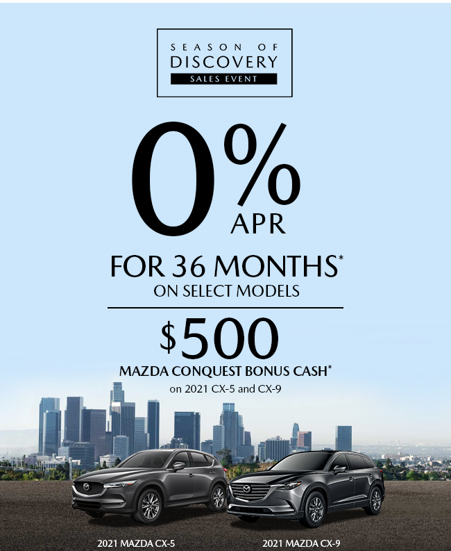 0% APR for 36 Months* On select models 