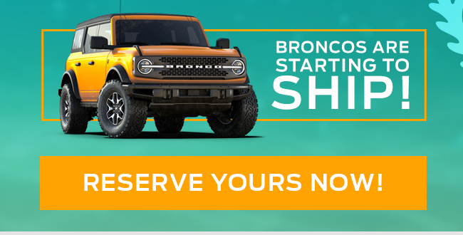 Broncos are starting to ship!