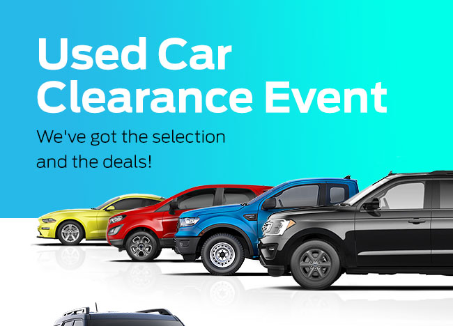 Used Car Clearance Event