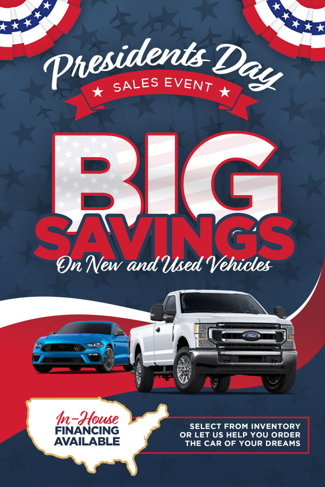 Presidents Day Sales Event