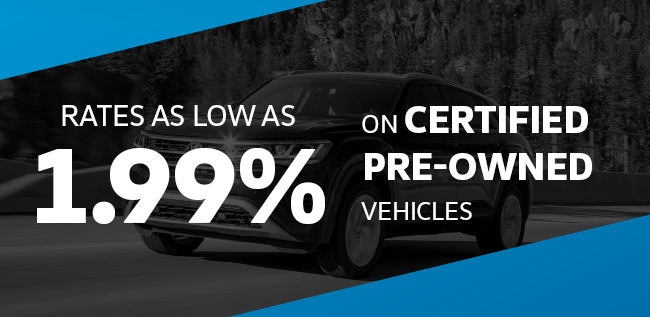 Low Rates on Certified Pre-Owned!