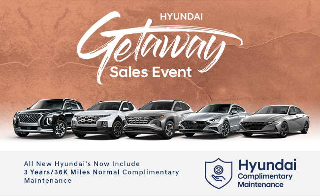 Hyundai Getaway Sales Event