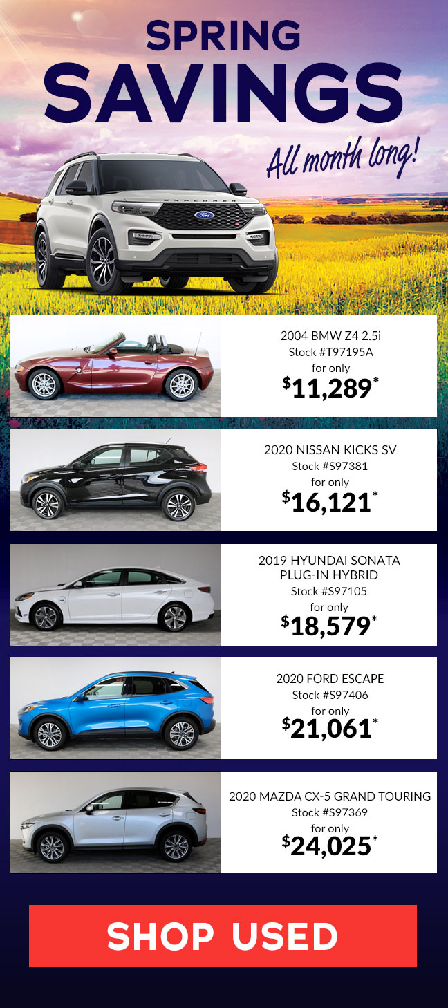 Spring Savings!