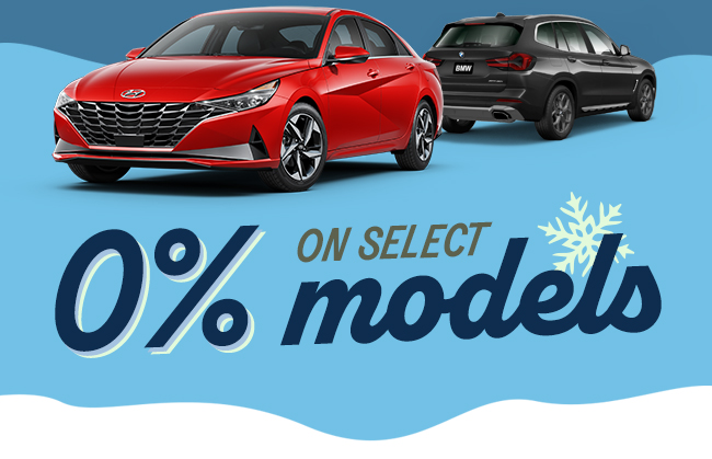 0% on Select Models