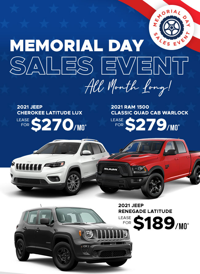 Memorial Day Sales Event